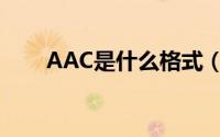 AAC是什么格式（什么是AAC格式）