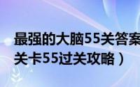 最强的大脑55关答案（脑力测试关卡51——关卡55过关攻略）