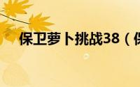 保卫萝卜挑战38（保卫萝卜挑战7攻略）