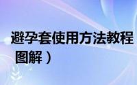 避孕套使用方法教程（避孕套的正确使用方法 图解）