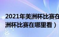 2021年美洲杯比赛在哪里看回放（2021年美洲杯比赛在哪里看）