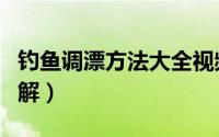 钓鱼调漂方法大全视频（【钓鱼】调漂方法图解）