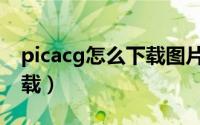 picacg怎么下载图片到手机（picacg怎么下载）