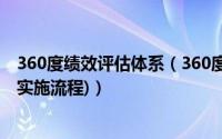 360度绩效评估体系（360度绩效评估怎么做(附完整的图文实施流程)）