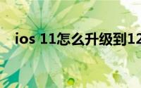 ios 11怎么升级到12（iOS 11怎么越狱）