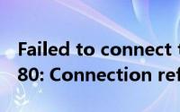 Failed to connect to zw.78tp.com port 80: Connection refused