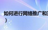 如何进行网络推广和宣传（如何进行网站备案）