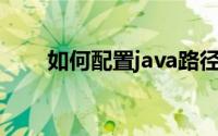 如何配置java路径（如何配置JIRA）