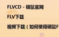 FLVCD - 硕鼠官网|FLV下载|视频下载（如何使用硕鼠FLV下载器下载视频的方法）