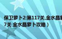 保卫萝卜2:第117关,金水晶萝卜攻略（保卫萝卜2 极地 第117关 金水晶萝卜攻略）