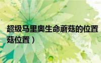 超级马里奥生命蘑菇的位置（FC超级马里奥兄弟隐藏生命蘑菇位置）