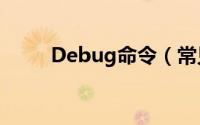 Debug命令（常见的debug命令）