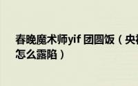 春晚魔术师yif 团圆饭（央视2014春晚 Yif魔术《团圆饭》怎么露陷）