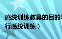 感统训练教具的目的与方法（如何利用器材进行感统训练）