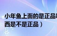 小年鱼上面的是正品吗（如何判断小年鱼的东西是不是正品）