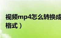 视频mp4怎么转换成flv（视频mp4怎么转换格式）