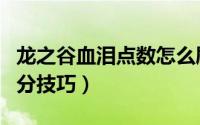 龙之谷血泪点数怎么刷快（龙之谷天梯点数刷分技巧）