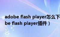 adobe flash player怎么下载安装（ubuntu如何安装 adobe flash player插件）