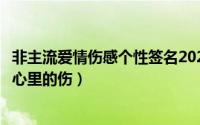 非主流爱情伤感个性签名2022最新（你为什么偏偏戳中了我心里的伤）