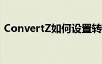 ConvertZ如何设置转换完成后的有效提示？