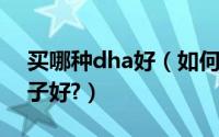 买哪种dha好（如何选购DHA?DHA哪个牌子好?）