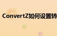 ConvertZ如何设置转换完成后的有效提示？