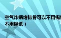 空气炸锅烤排骨可以不用锡纸吗（空气炸锅烤排骨是否可以不用锡纸）