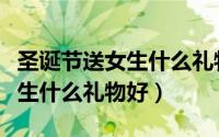 圣诞节送女生什么礼物比较惊喜（圣诞节送女生什么礼物好）