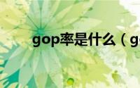 gop率是什么（gop率是什么意思）