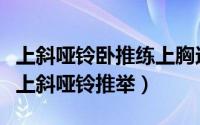 上斜哑铃卧推练上胸还是下胸（如何练胸肌之上斜哑铃推举）