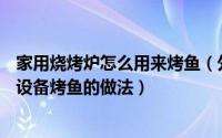 家用烧烤炉怎么用来烤鱼（外婆家炉鱼餐厅使用UFO烤鱼炉设备烤鱼的做法）