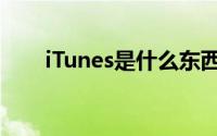 iTunes是什么东西（iTunes是什么）