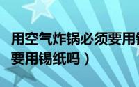 用空气炸锅必须要用锡纸吗（用空气炸锅一定要用锡纸吗）