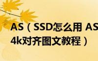 AS（SSD怎么用 AS-SSD查看固态硬盘是否4k对齐图文教程）