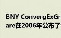 BNY ConvergExGroup的EzeCastleSoftware在2006年公布了创纪录的业绩