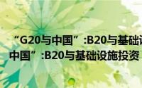 “G20与中国”:B20与基础设施投资 俄文版（关于“G20与中国”:B20与基础设施投资 俄文版的简介）