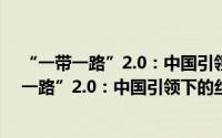 “一带一路”2.0：中国引领下的丝路新格局（关于“一带一路”2.0：中国引领下的丝路新格局的简介）