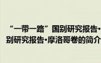 “一带一路”国别研究报告·摩洛哥卷（关于“一带一路”国别研究报告·摩洛哥卷的简介）