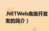 .NETWeb高级开发（关于.NETWeb高级开发的简介）