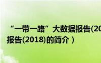 “一带一路”大数据报告(2018)（关于“一带一路”大数据报告(2018)的简介）