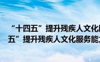 “十四五”提升残疾人文化服务能力实施方案（关于“十四五”提升残疾人文化服务能力实施方案的简介）