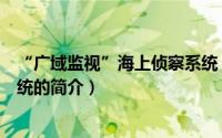 “广域监视”海上侦察系统（关于“广域监视”海上侦察系统的简介）