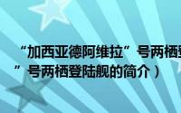 “加西亚德阿维拉”号两栖登陆舰（关于“加西亚德阿维拉”号两栖登陆舰的简介）