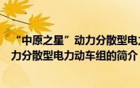 “中原之星”动力分散型电力动车组（关于“中原之星”动力分散型电力动车组的简介）