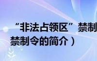 “非法占领区”禁制令（关于“非法占领区”禁制令的简介）