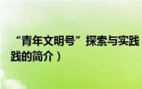 “青年文明号”探索与实践（关于“青年文明号”探索与实践的简介）