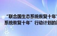 “联合国生态系统恢复十年”行动计划（关于“联合国生态系统恢复十年”行动计划的简介）