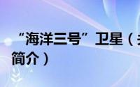 “海洋三号”卫星（关于“海洋三号”卫星的简介）