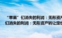 “苹果”们消失的利润：无形资产转让定价案例与启迪（关于“苹果”们消失的利润：无形资产转让定价案例与启迪的简介）