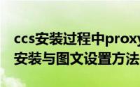 ccs安装过程中proxy（代理服务器CCProxy安装与图文设置方法）